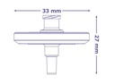 Millex™ hydrophobic PTFE syringe filter (สำเนา)