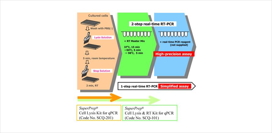 TOYOBO SuperPrep™ Cell Lysis & RT Kit for qPCR