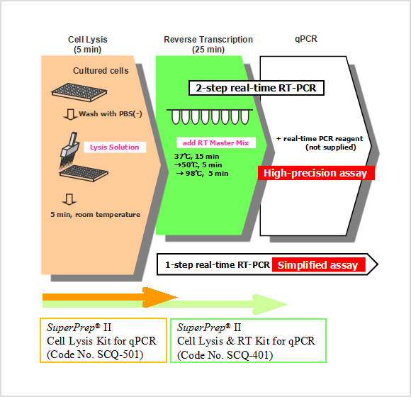 TOYOBO SuperPrep™ II Cell Lysis & RT Kit for qPCR