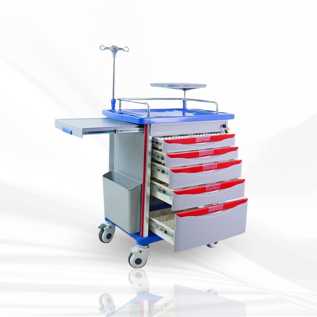 รถเข็นฉุกเฉินช่วยชีวิต (EMERGENCY TROLLEY)