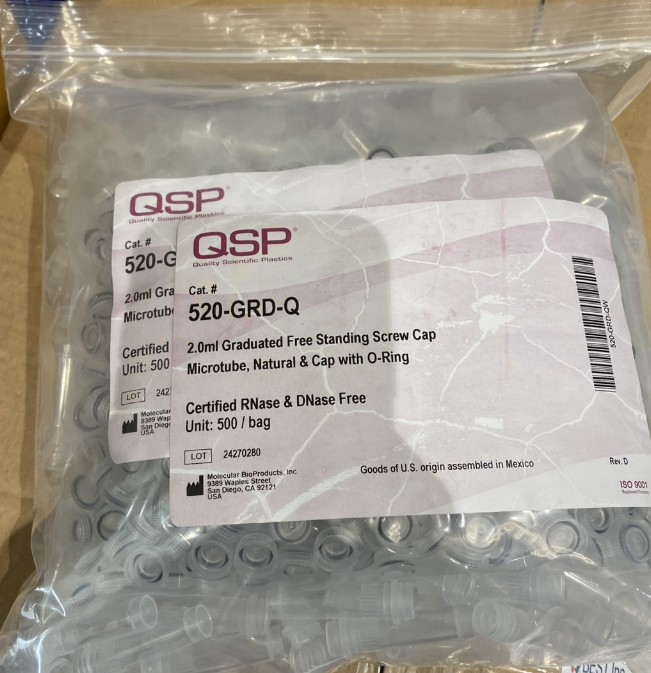Microtube, Natural & cap with O-Ring 2.0ml 