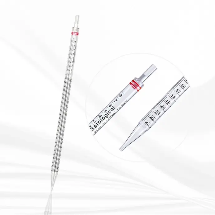 25ML Serological Pipettes  Individual Paper/Plastic Wrap