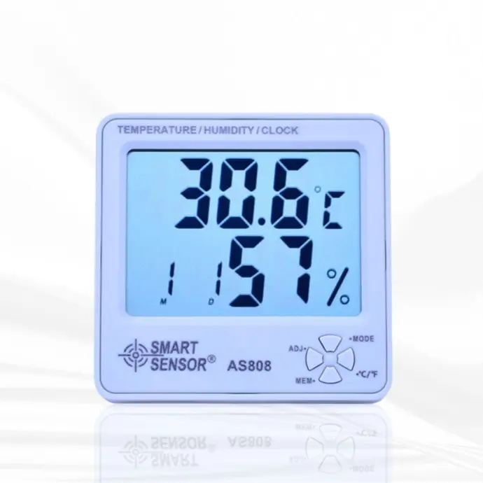 เครื่องวัดอุณหภูมิและความชื้นของตู้เย็น