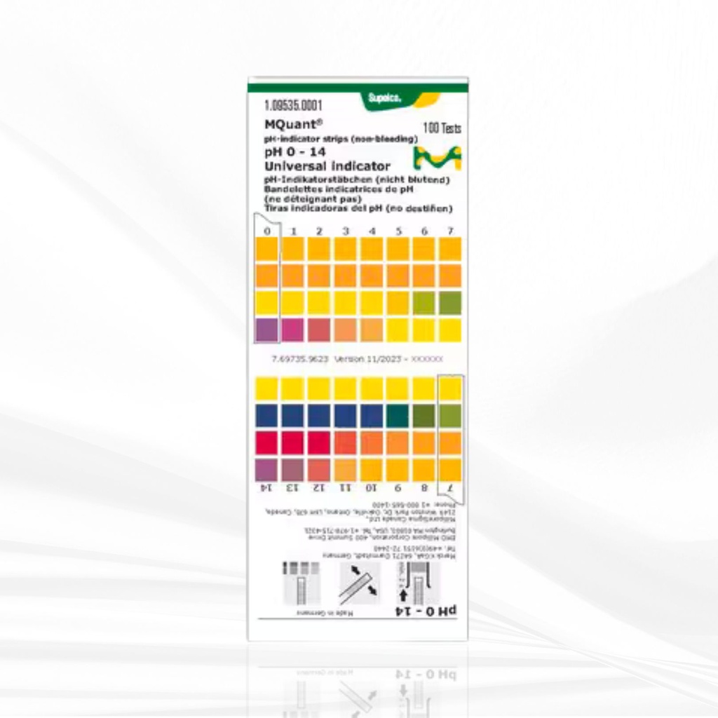 Merck pH-indicator strips pH 0 - 14 Universal indicator