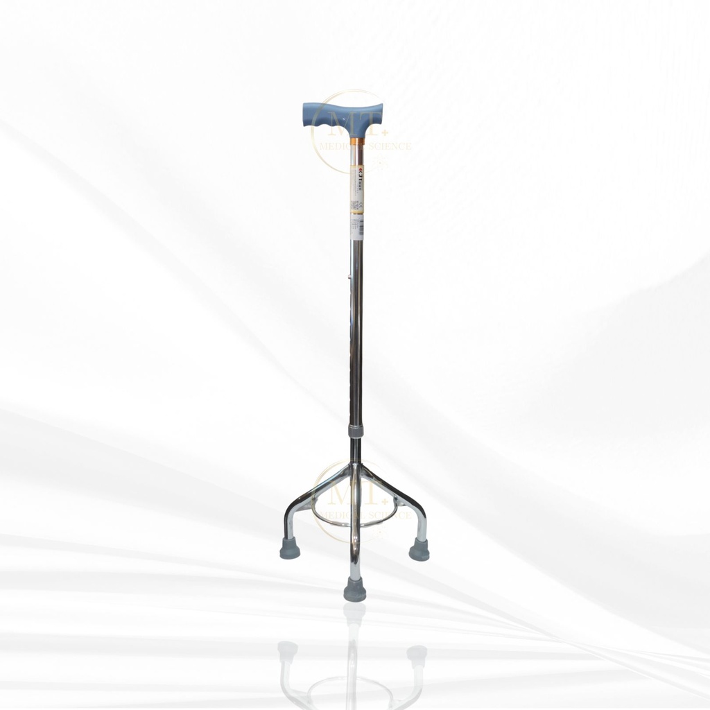 ไม้เท้า 3ขา อลูมิเนียม หัวฆ้อน ปรับระดับสูง-ต่ำได้