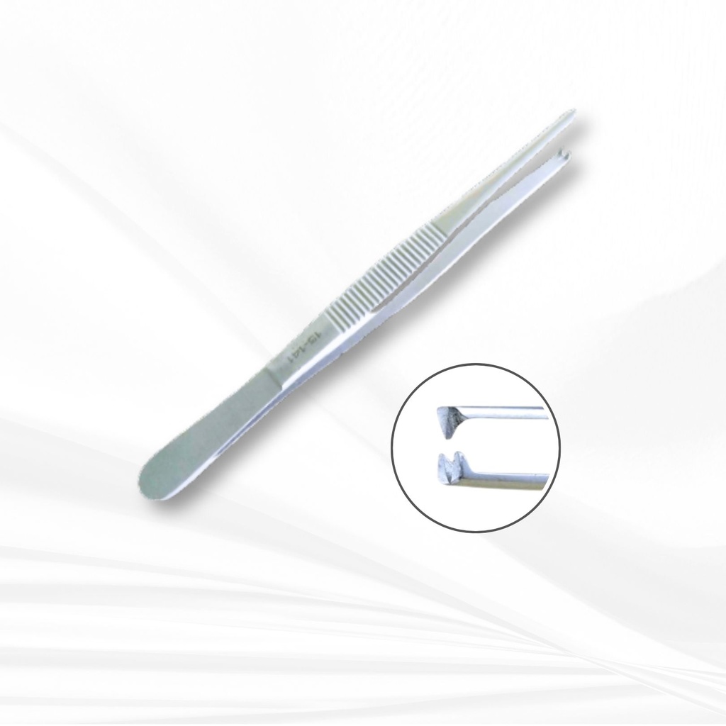 Standard Dressing Forcep ปากคีบมีเขี้ยว 14.5 CM.