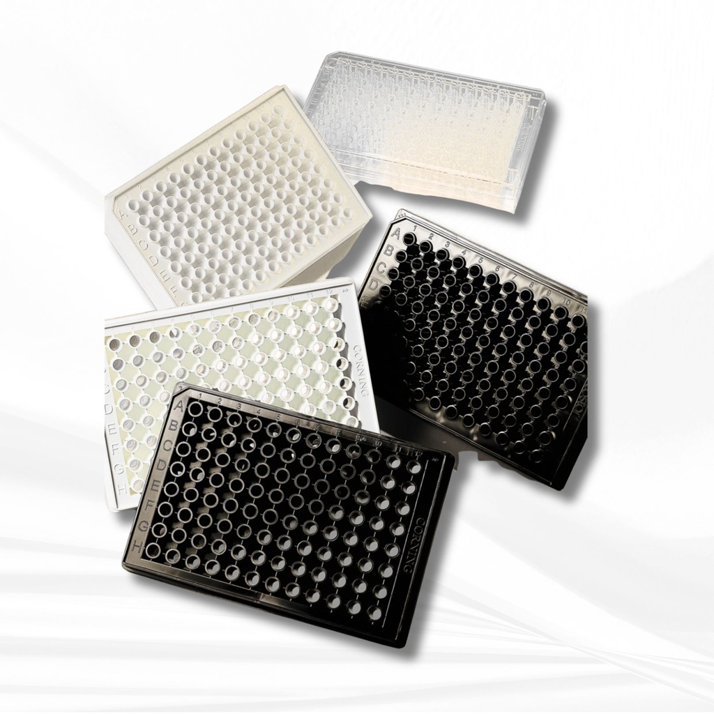 Corning® 96-well Black/Clear and White/Clear Bottom Polystyrene Microplates