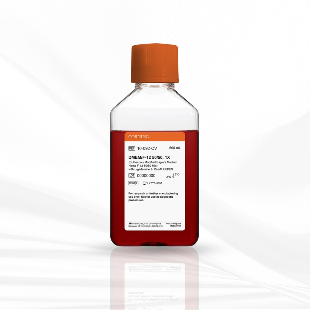 Corning® 500 mL DMEM (Dulbecco’s Modified Eagle’s Medium)/Hams F-12 50/50 Mix