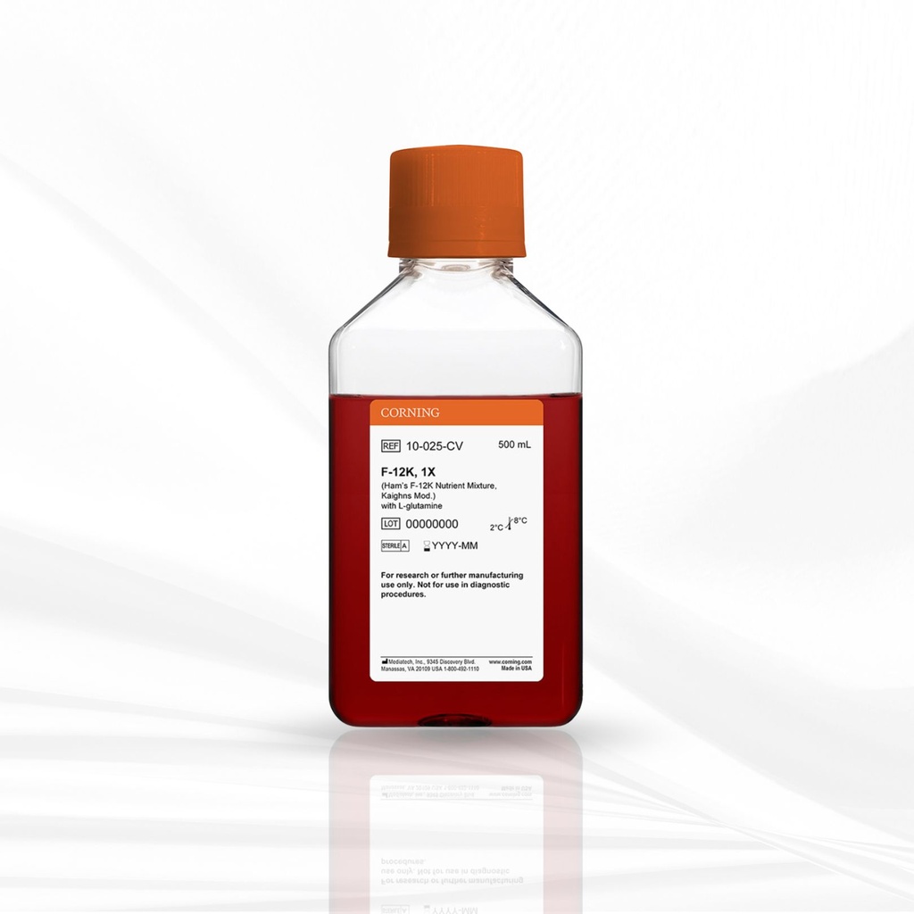 Corning® 500 mL F-12K Nutrient Mixture (Kaighns Mod.)