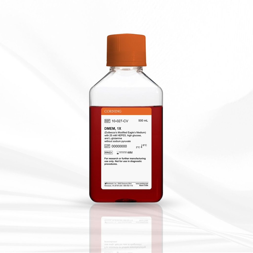 Corning® 500 mL DMEM (Dulbecco’s Modified Eagle’s Medium)