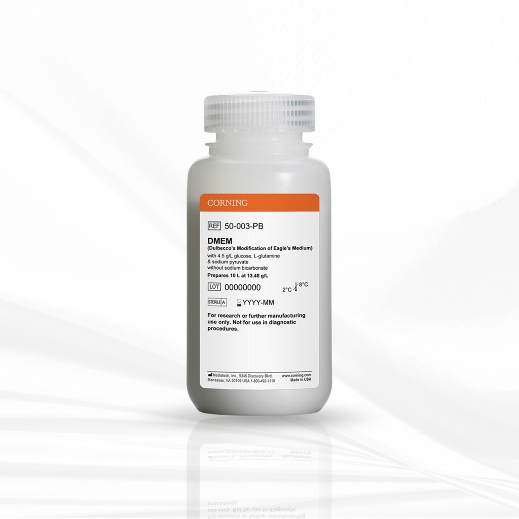Corning®10L DMEM (Dulbecco’s Modified Eagle’s Medium), Powder