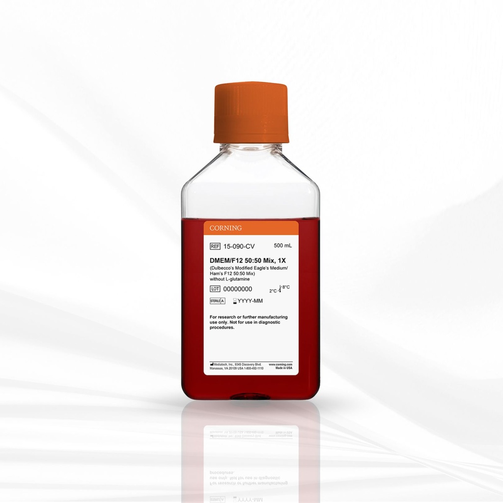 Corning® 500 mL DMEM (Dulbecco’s Modified Eagle’s Medium)/F12 50:50 Mix