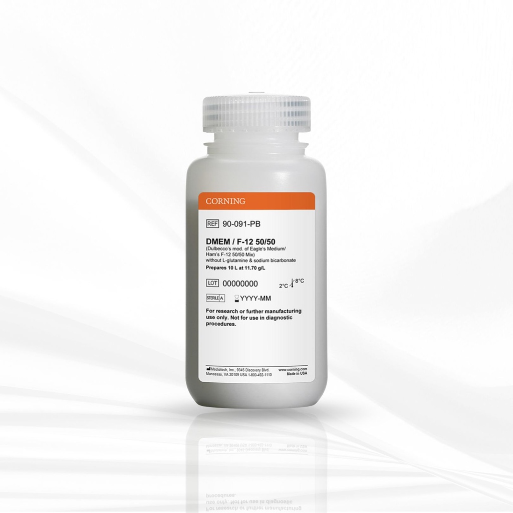 Corning® 10L DMEM (Dulbecco’s Modified Eagle’s Medium)/Hams F-12 50/50 Mix, Powder