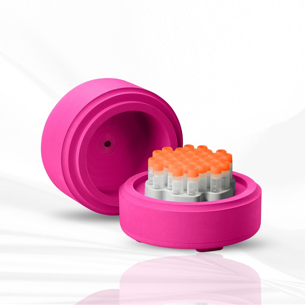 Corning® CoolCell® FTS30, Freezing Container, for 30 x 1 mL or 2 mL Cryogenic Vials, Pink