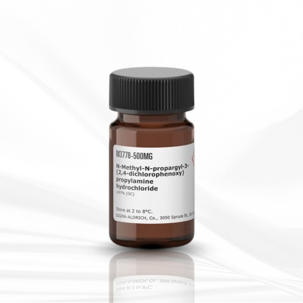 Merck N-Methyl-N-propargyl-3-(2,4-dichlorophenoxy)propylamine hydrochloride
