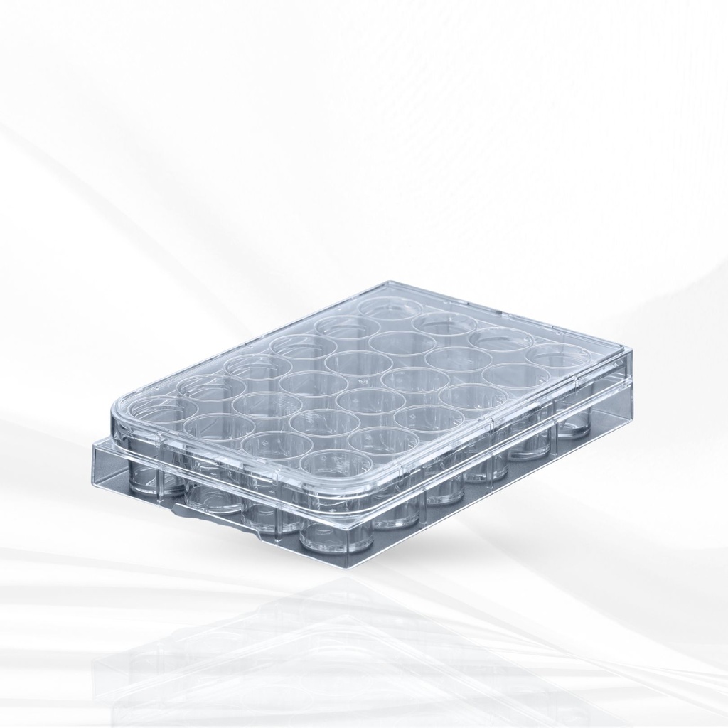 Symphosci 24-Well plate Cell Culture Plate, Tissue Culture Treated.  