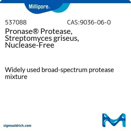 Pronase® Protease, Streptomyces griseus, Nuclease-Free, 50 KU, MILLIPORE