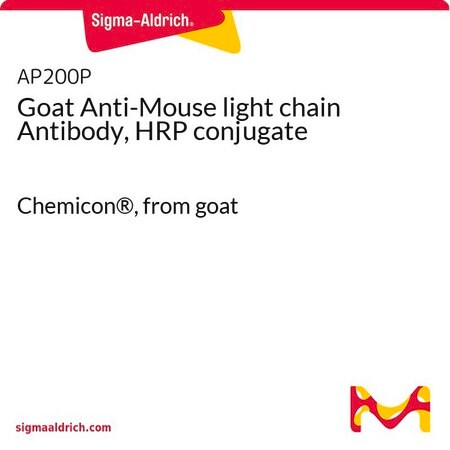 Sigma-Aldrich® Goat Anti-Mouse light chain Antibody, HRP conjugate
