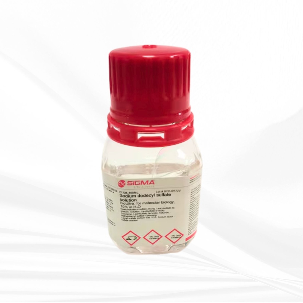 Sigma-Aldrich® Sodium dodecyl sulfate solution
BioUltra, Molecular Biology, 10% in H2O