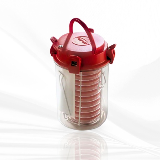 ANAEROJAR 2.5 L โถสำหรับเพาะเลี้ยงเชื้อจุลินทรีย์