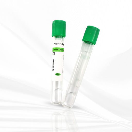 PRP Tube 10mL. หลอด ACD+GEL+Biotin 3% สำหรับปั่นงานPRP
