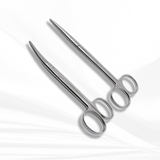 [MT-MD-J-22-057] Metzenbaum Scissor กรรไกรตัดชิ้นเนื้อปลายโค้ง 11.5CM