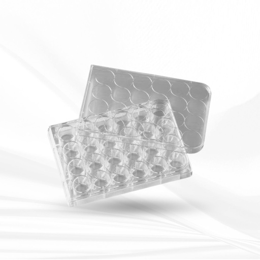 [MT-SP-3524] Corning® 24 Well Clear, Tissue Culture-Treated Multiple Well Plater with Lid, Sterile, Individually Wrapped