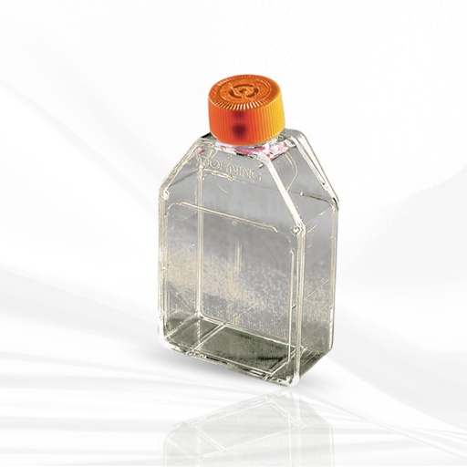 [MT-SP-430639] Corning® 25cm² Rectangular Canted Neck Cell Culture Flask with Vent Cap 