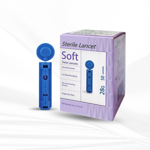 [MT-MD-Lancet28G] Sterile Lancet,Sofi Twist Lancets 28G เข็มเจาะเลือดปลายนิ้ว