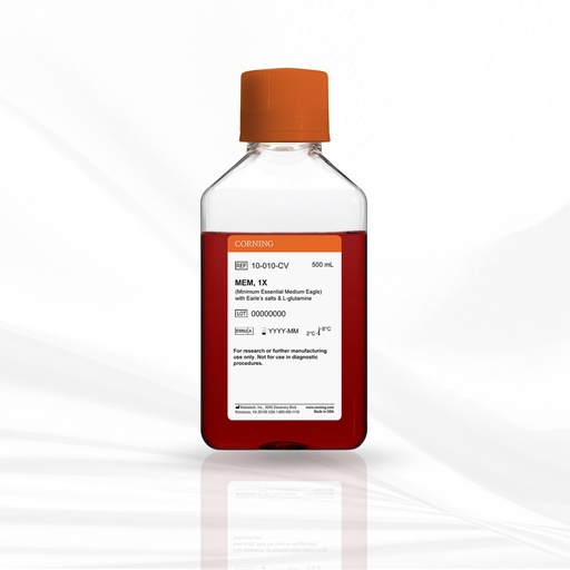 [MT-CC-10-010-CV] Corning® 500 mL MEM (Minimum Essential Medium)