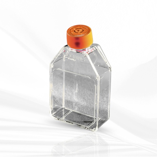 [MT-SP-3289] Corning® CellBIND® 25cm² Rectangular Canted Neck Cell Culture Flask with Vent Cap