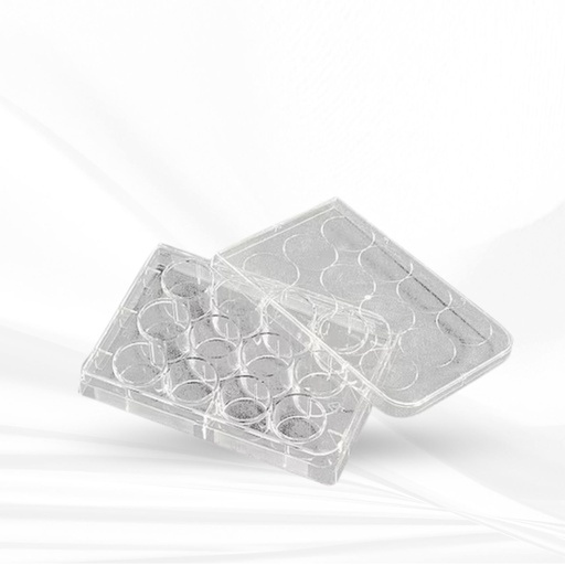 [MT-SP-3336] Corning® CellBIND® 12-well Clear Multiple Well Plates, Flat Bottom, with Lid, Sterile