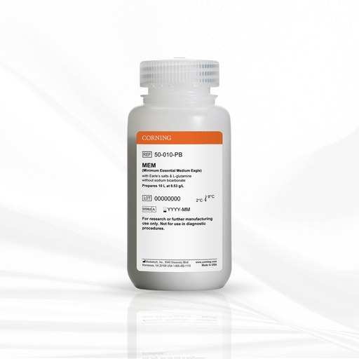 [MT-CC-50-010-PB] Corning® 10L MEM (Minimum Essential Medium), Powder