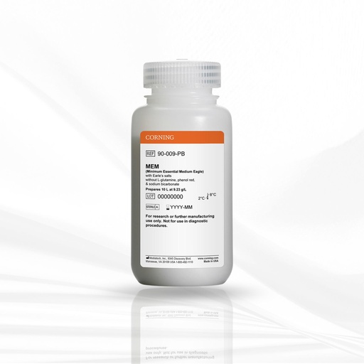 [MT-CC-90-009-PB] Corning® 10L MEM (Minimum Essential Medium), Powder
