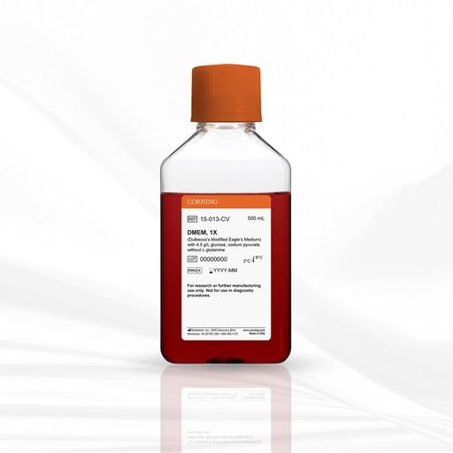[MT-CC-15-013-CV] Corning® 500 mL DMEM (Dulbecco’s Modified Eagle’s Medium)