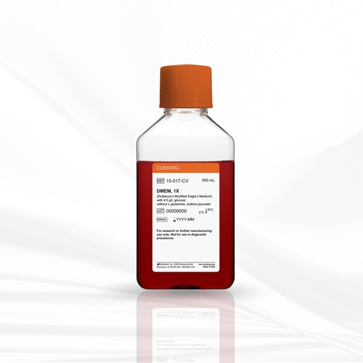 [MT-CC-15-017-CV] Corning® 500 mL DMEM (Dulbecco’s Modified Eagle’s Medium)
