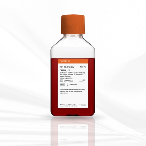 [MT-CC-15-018-CV] Corning®  500 mL DMEM (Dulbecco’s Modified Eagle’s Medium)