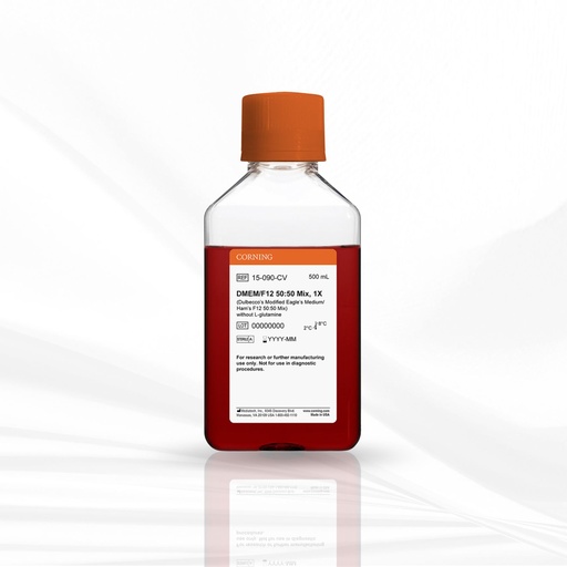 [MT-CC-15-090-CV] Corning® 500 mL DMEM (Dulbecco’s Modified Eagle’s Medium)/F12 50:50 Mix
