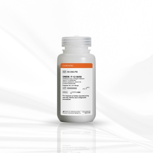 [MT-CC-90-090-PB] Corning® 10L DMEM (Dulbecco’s Modified Eagle’s Medium)/Hams F-12 50/50 Mix, Powder
