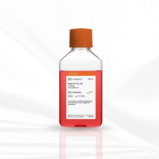 [MT-CC-10-080-CV] Corning®500 mL Hams F-12 Medium