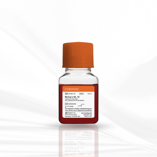 [MT-CC-10-051-CI] Corning®100 mL McCoy’s 5A (Iwakata & Grace Modification)