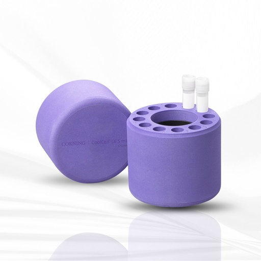 [MT-SP-432005] Corning® CoolCell® 5 mL LX, Cell Freezing Container, for 12 x 3.5 mL to 5 mL Cryogenic Vials, Purple