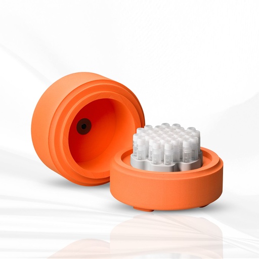 [MT-SP-432007] Corning® CoolCell® FTS30 Freezing Container, for 30 x 1 mL or 2 mL Cryogenic Vials, Orange