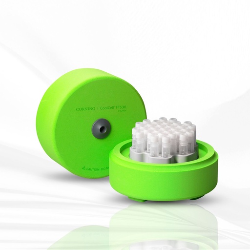 [MT-SP-432008] Corning® CoolCell® FTS30, Freezing Container, for 30 x 1 mL or 2 mL Cryogenic Vials, Green