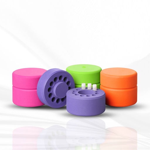 [MT-SP-432138] Corning® CoolCell® LX, Cell Freezing Container, for 12 x 1 mL or 2 mL Cryogenic Vials, 4-Pack, Purple, Orange, Green, and Pink