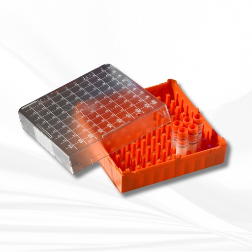 [MT-SP-431121] Corning® Polycarbonate 1 - 2 mL Cryogenic Vial Storage Box, Holds 100 Vials