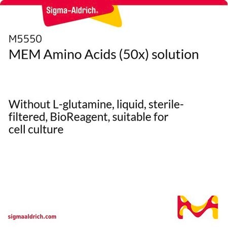 [MT-CC-M5550-100ML] Sigma-Aldrich® MEM Amino Acids (50x) solution, 100ML